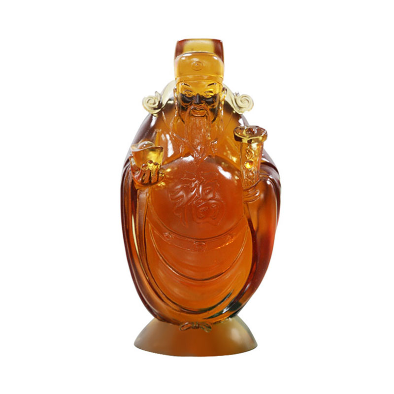 Ornamente Zeul Bogăției din sticlă