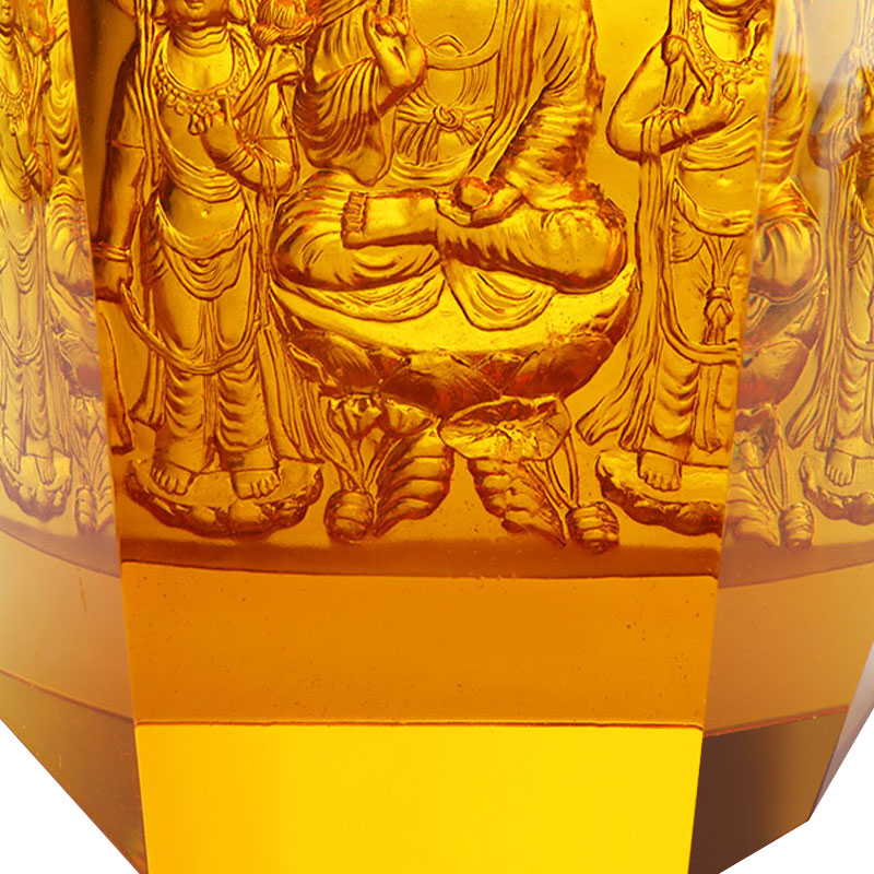Statui de cristal Amitayus Buddha