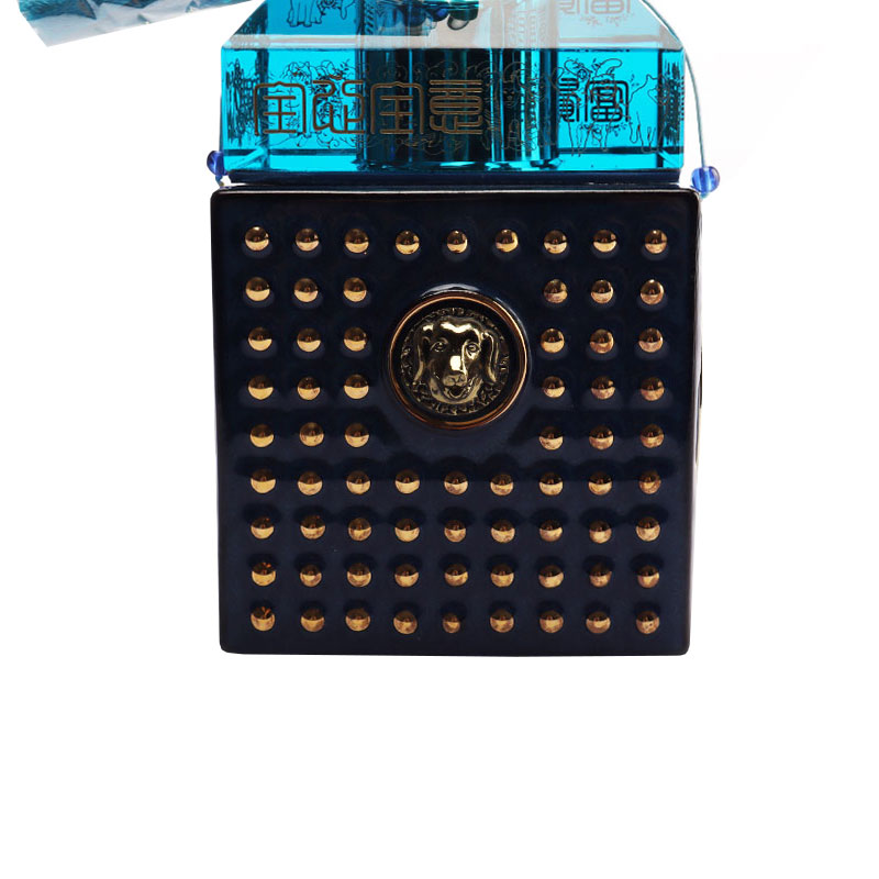 Capac sticla cerb albastru ornamente decorative sticla vin ustensile