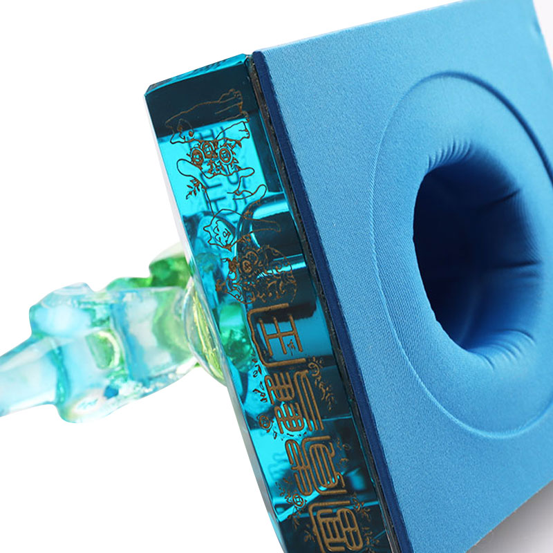 Capac sticla cerb albastru ornamente decorative sticla vin ustensile