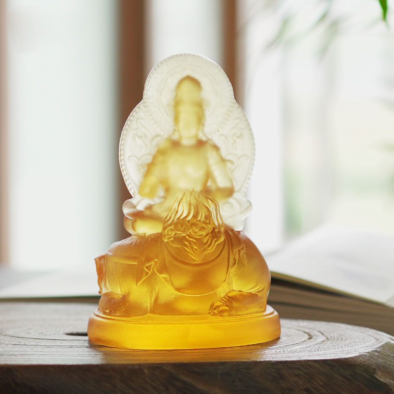 Statuie din sticlă Bodhisattva Samantabhadra