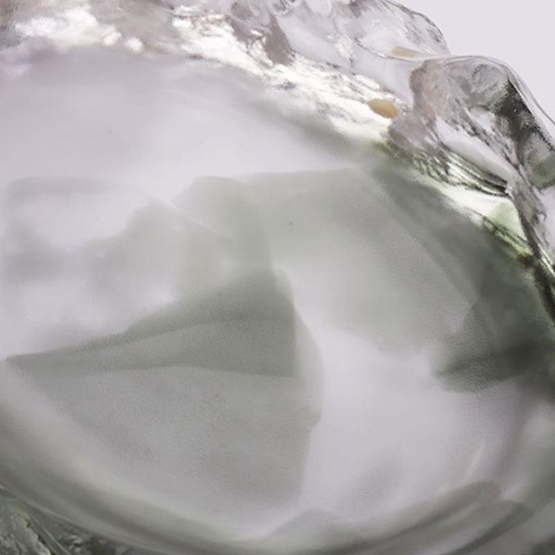 Tavă cu fructe ovală din sticlă decorativă Art