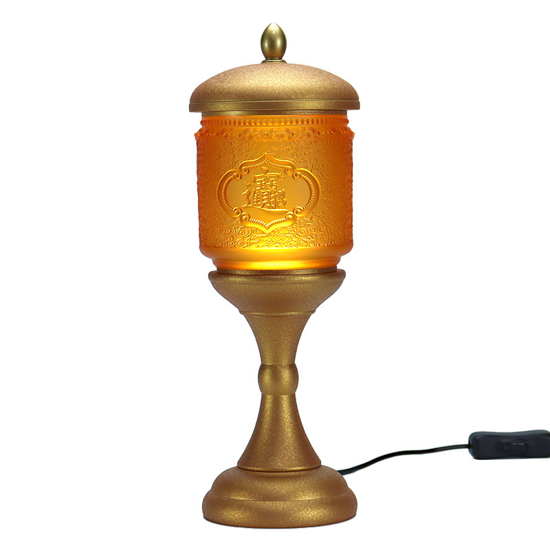 Oferte de sticlă pentru templul budist pentru a aduce bogăție și comori