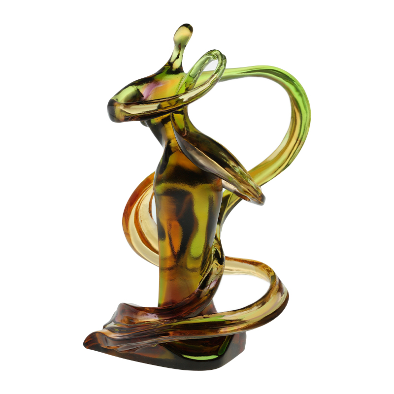 Spiritual Charm ornamente figurine din sticla glazura colorata