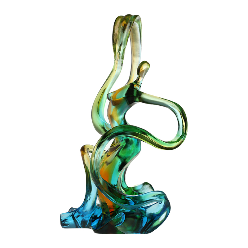 Decorarea casei ornamente din sticla colorata