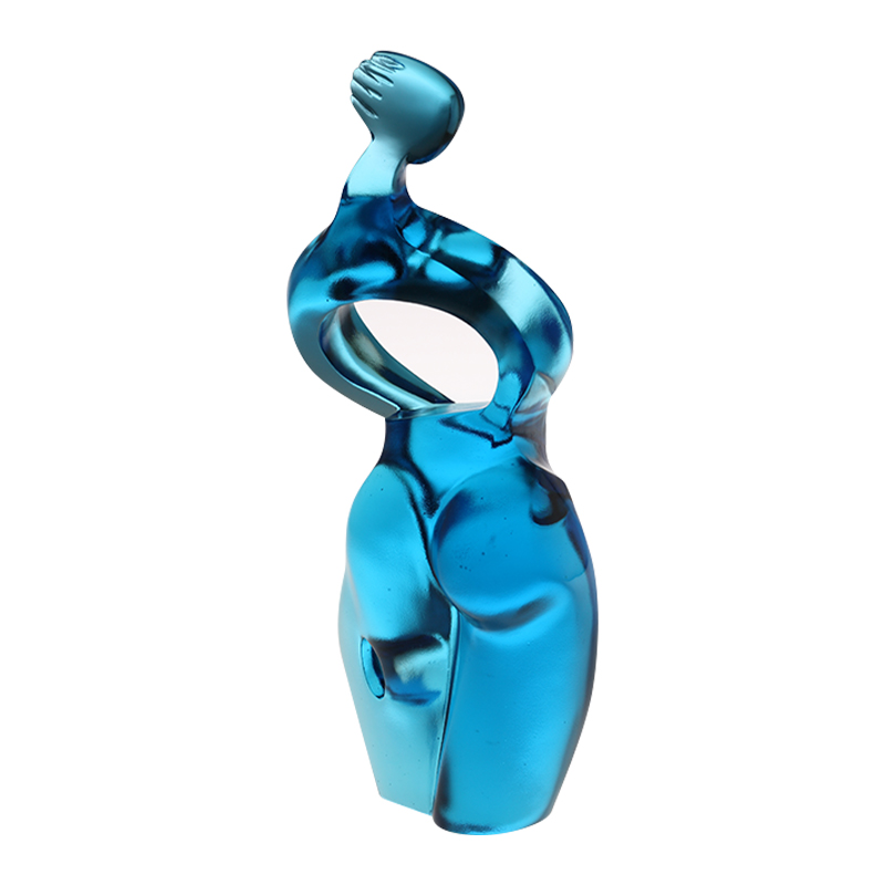 Ornamente de figurine de artă Artemis albastru pur