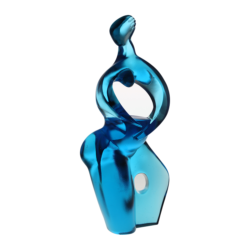 Ornamente de figurine de artă Artemis albastru pur