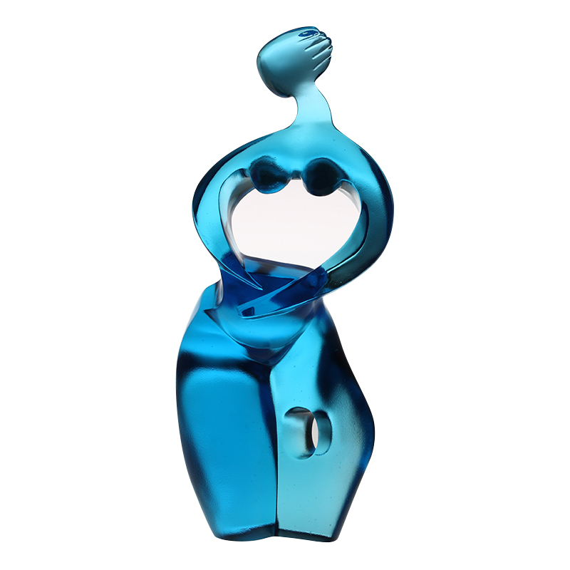 Ornamente de figurine de artă Artemis albastru pur