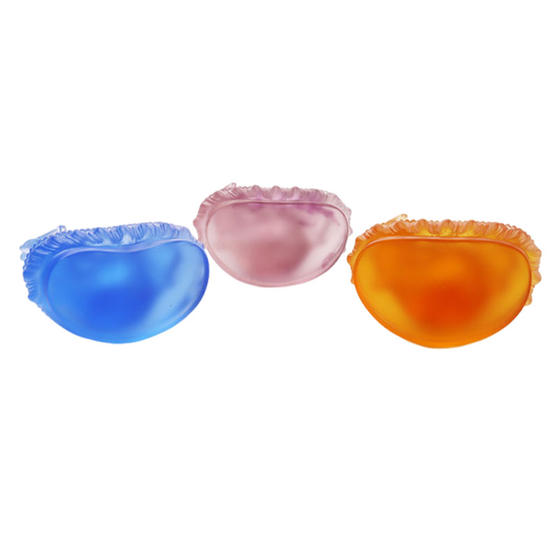 Statuie colorată a lui Buddha din cristal Liuli