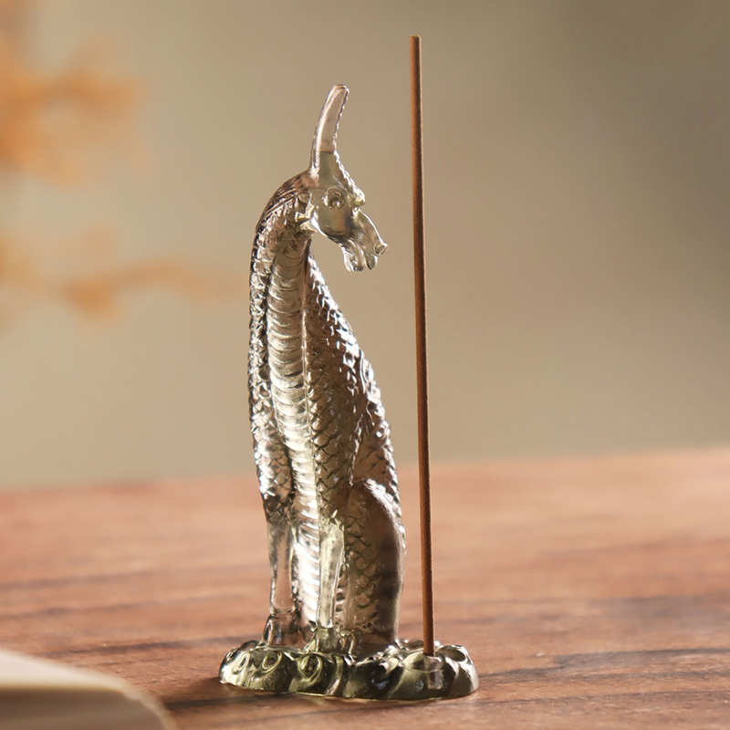 Suport de tămâie Kirin din sticlă