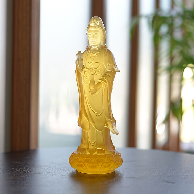 Statuie din sticlă Guanyin Bodhisattva