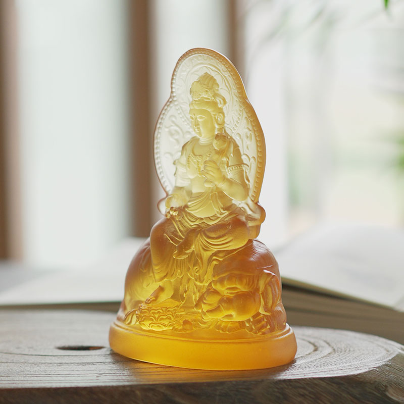 Statuie din sticlă Bodhisattva Samantabhadra