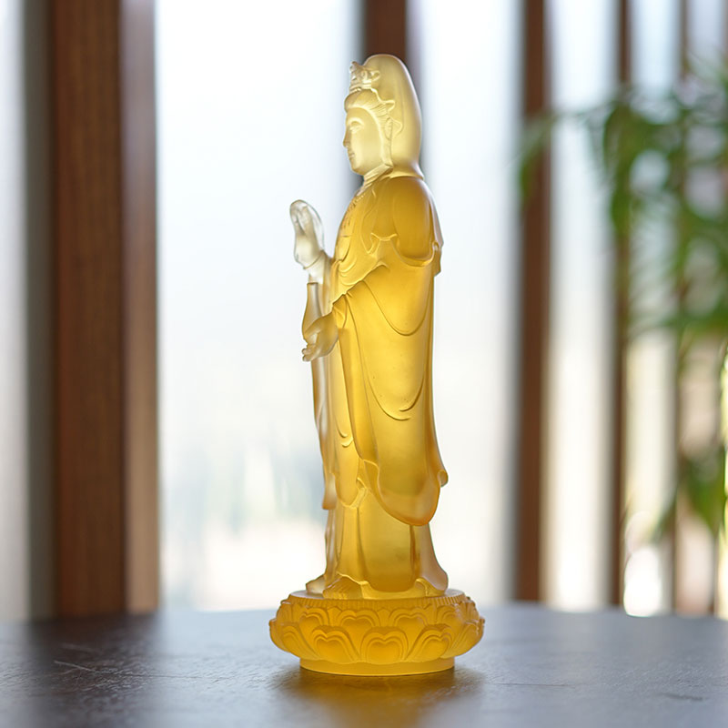 Statuie din sticlă Guanyin Bodhisattva