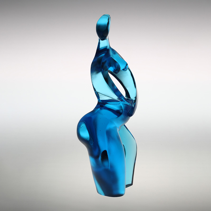 Ornamente de figurine de artă Artemis albastru pur