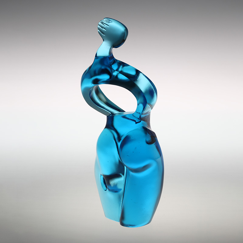 Ornamente de figurine de artă Artemis albastru pur