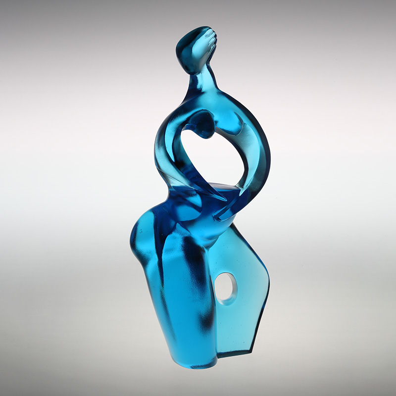 Ornamente de figurine de artă Artemis albastru pur