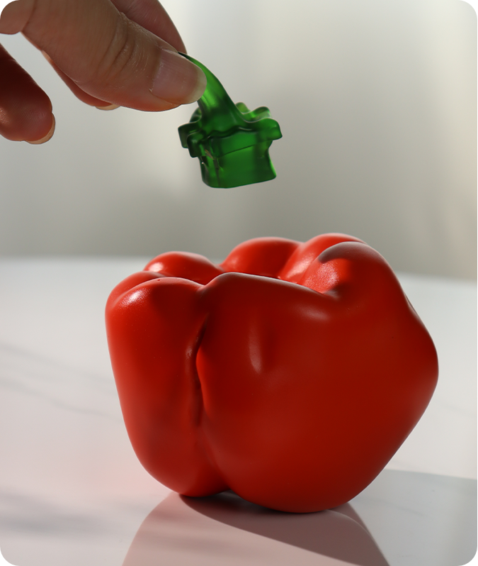 Ardei gras (rezervor mic de ulei esențial)