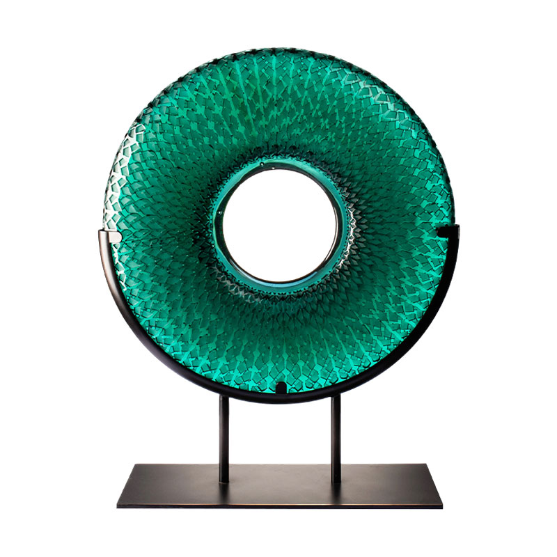 Discuri circulare din frunze de bambus